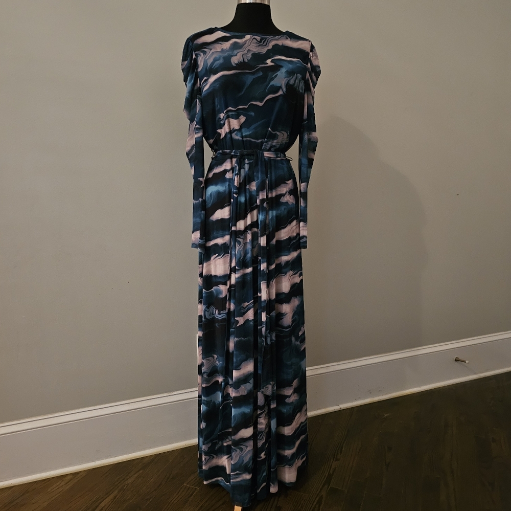 Anne Klein Paint Swirl Dress - Picture 2 of 9